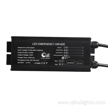 50W LED emergency driver 100% output power